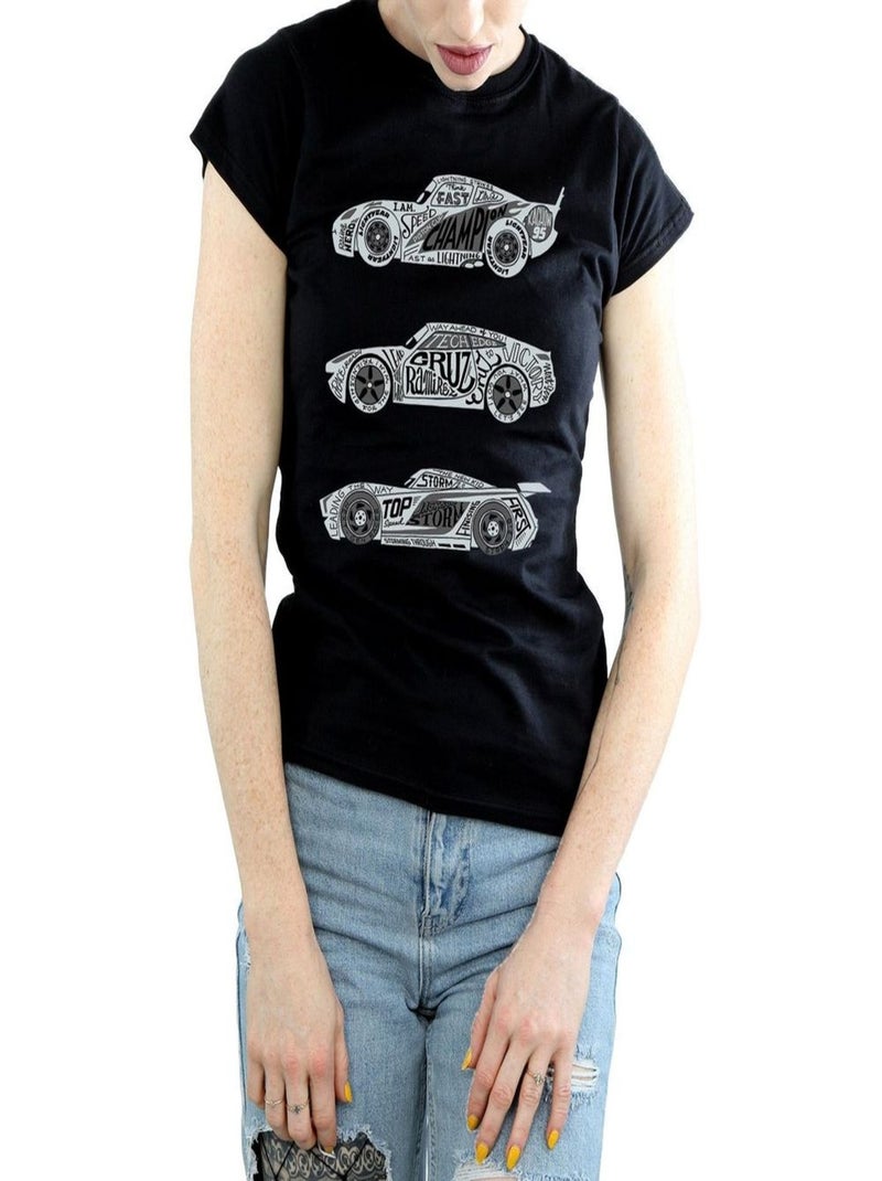 Disney - T-shirt CARS Noir - Kiabi