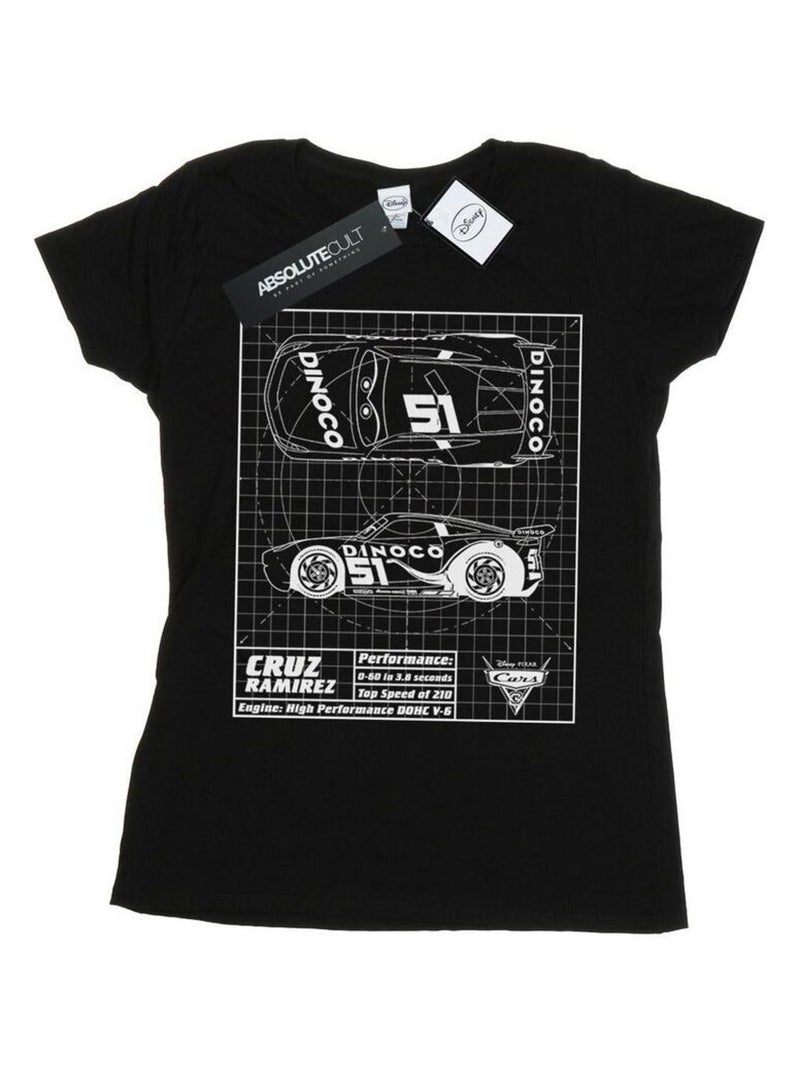 Disney - T-shirt CARS Noir - Kiabi