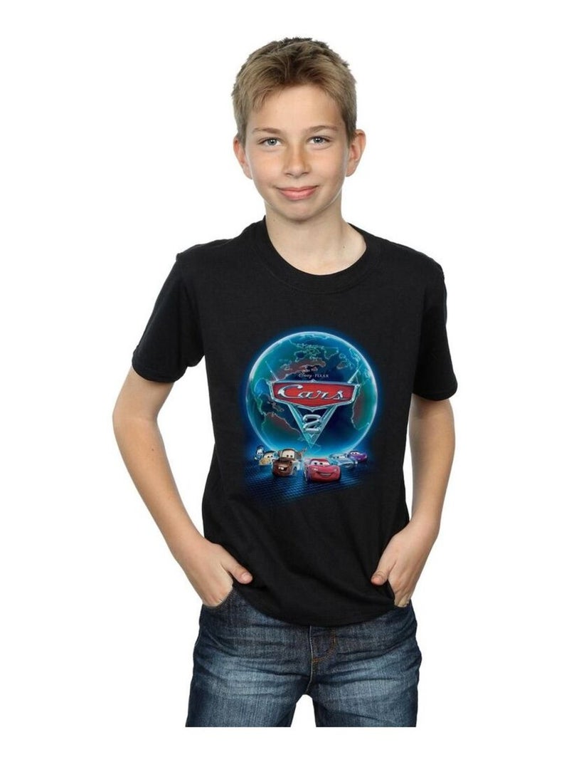 Disney - T-shirt CARS Noir - Kiabi