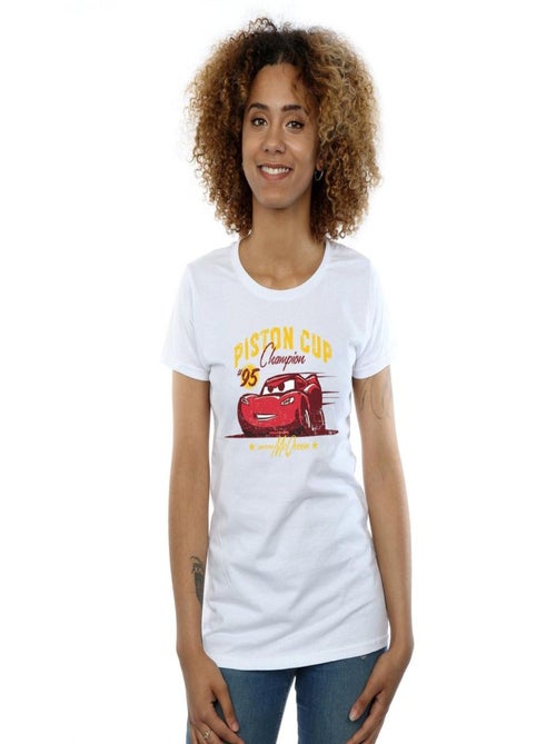 Disney - T-shirt CARS PISTON CUP CHAMPION - Kiabi