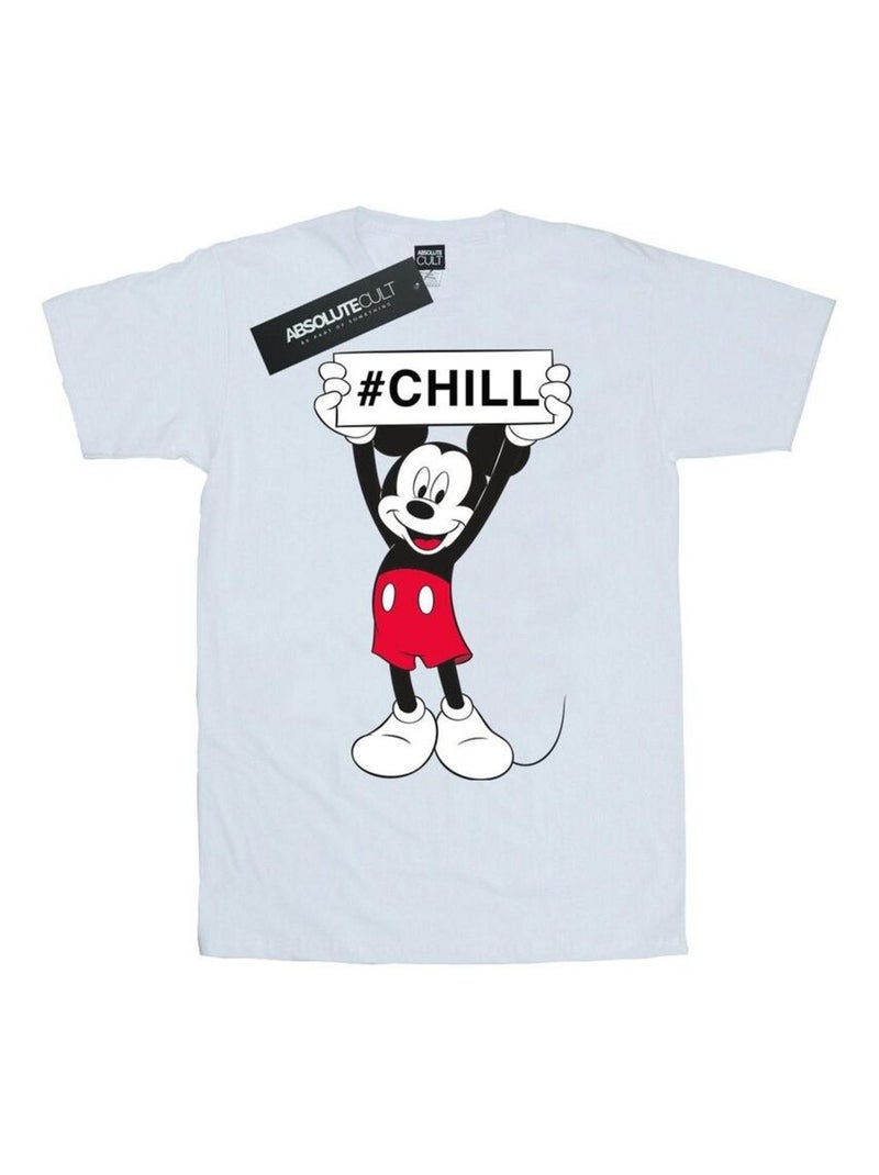 Disney - T-shirt CHILL Blanc - Kiabi