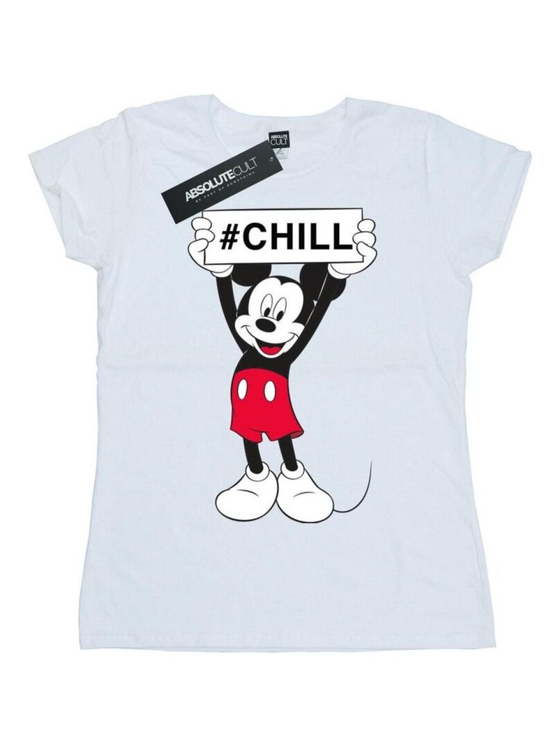 Disney - T-shirt CHILL Blanc - Kiabi
