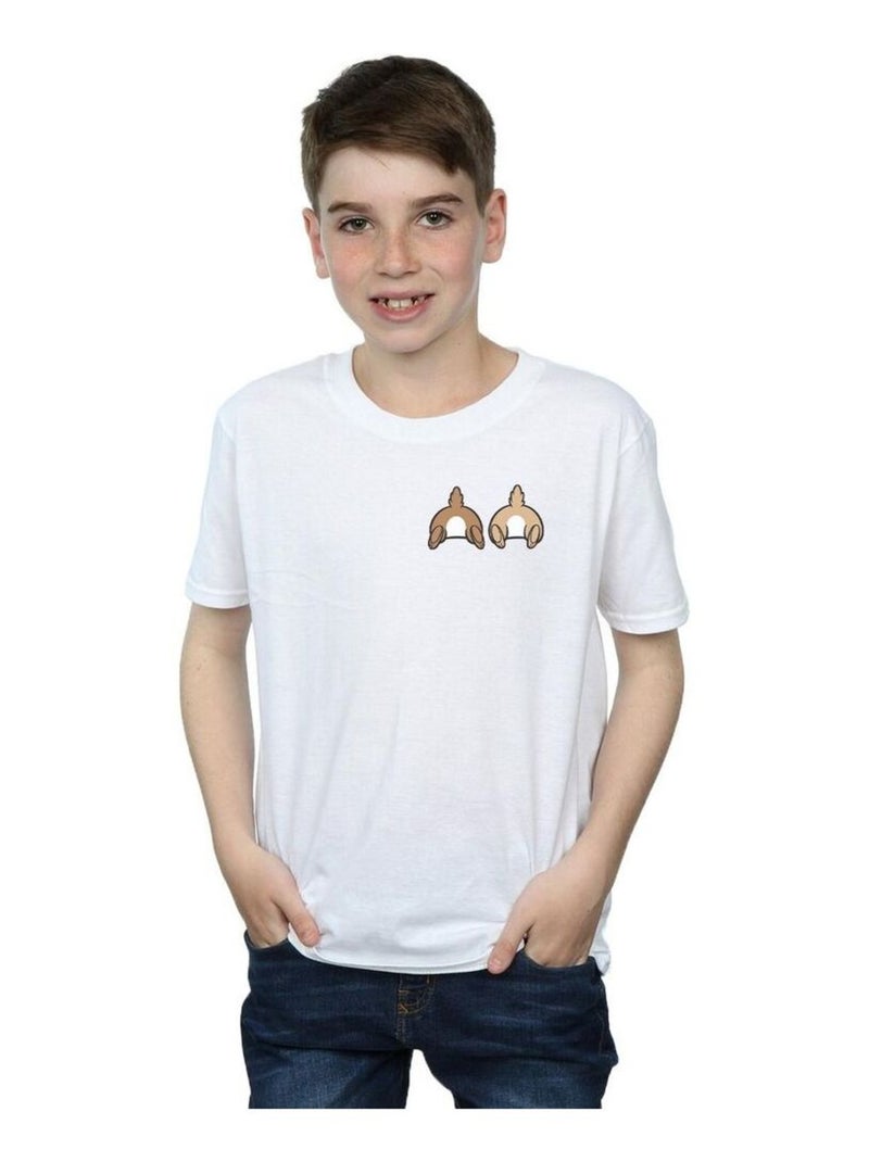 Disney - T-shirt CHIP N DALE Blanc - Kiabi