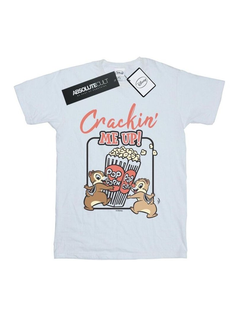 Disney - T-shirt CHIP N DALE CRACKIN ME UP Blanc - Kiabi