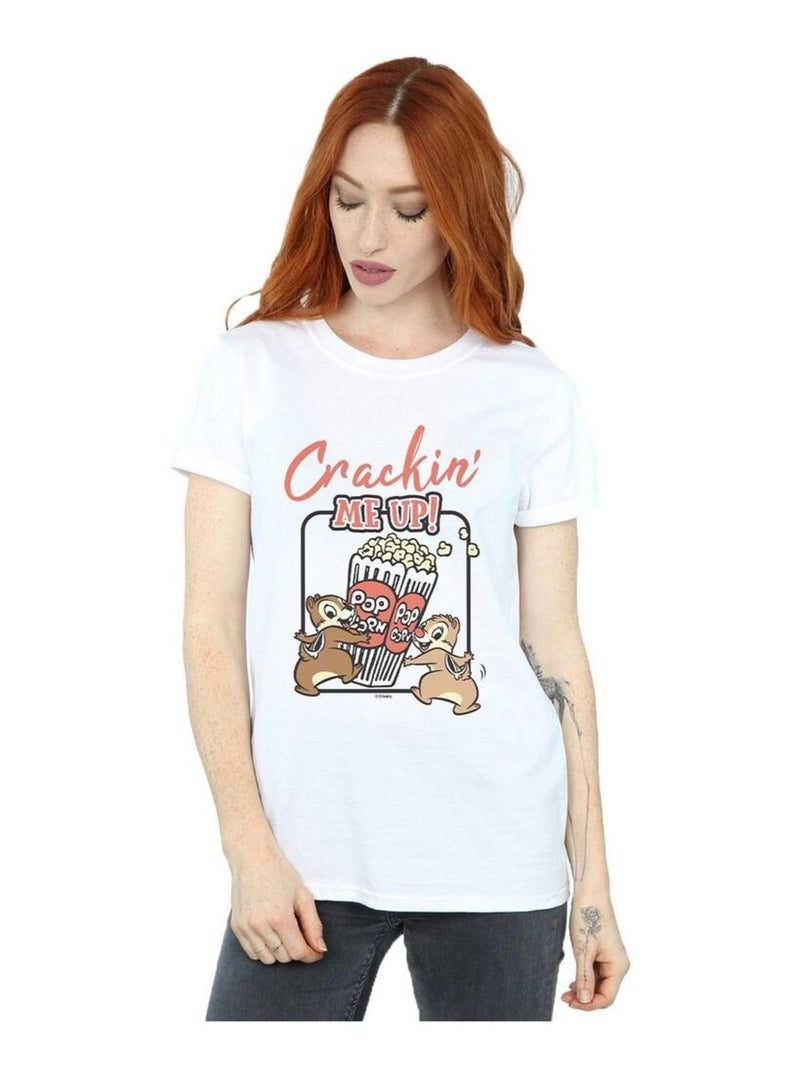 Disney - T-shirt CHIP N DALE CRACKIN ME UP Blanc - Kiabi