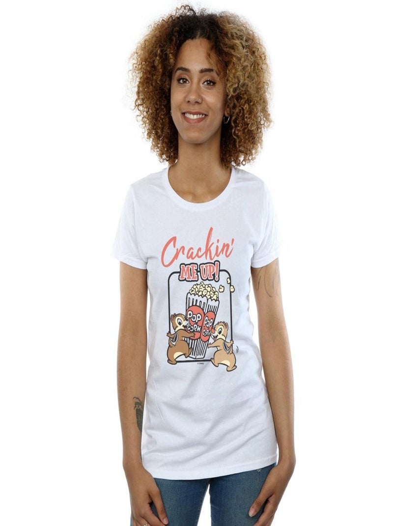 Disney - T-shirt CHIP N DALE CRACKIN ME UP Blanc - Kiabi