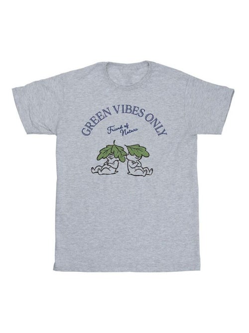 Disney - T-shirt CHIP 'N DALE GREEN VIBES ONLY - Kiabi