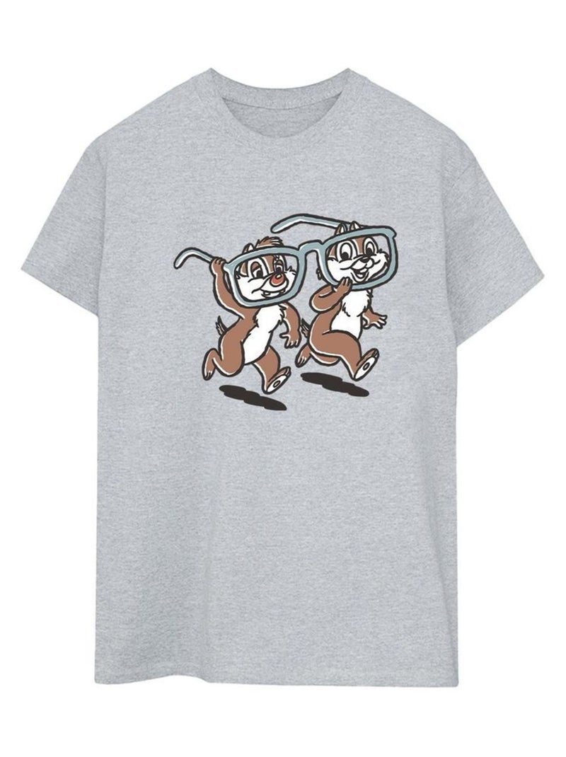 Disney - T-shirt CHIP 'N DALE Gris chiné - Kiabi