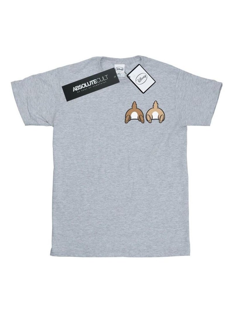 Disney - T-shirt CHIP N DALE Gris chiné - Kiabi