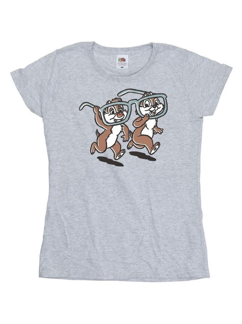 Disney - T-shirt CHIP 'N DALE Gris chiné - Kiabi