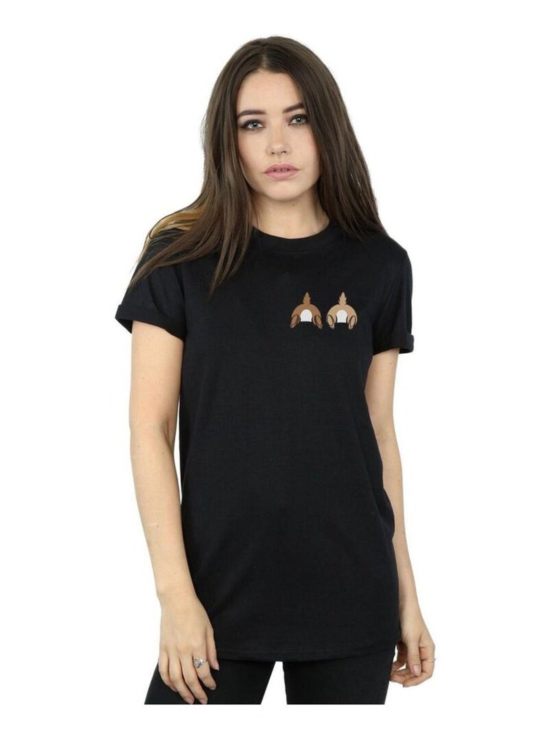 Disney - T-shirt CHIP N DALE Noir - Kiabi