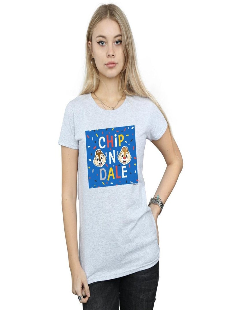Disney - T-shirt CHIP N DALE Noir - Kiabi