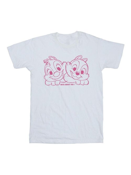 Disney - T-shirt CHIP 'N' DALE NUTS ABOUT YOU - Kiabi
