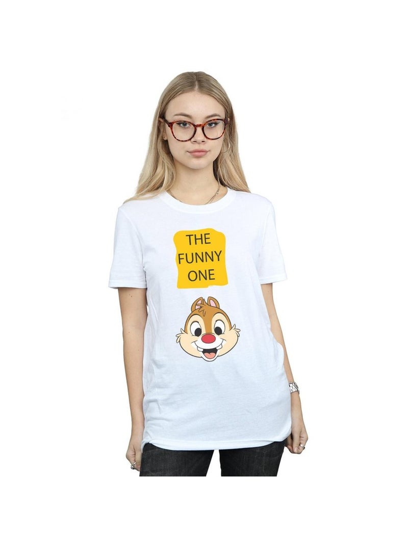 Disney - T-shirt CHIP N DALE THE FUNNY ONE Blanc - Kiabi