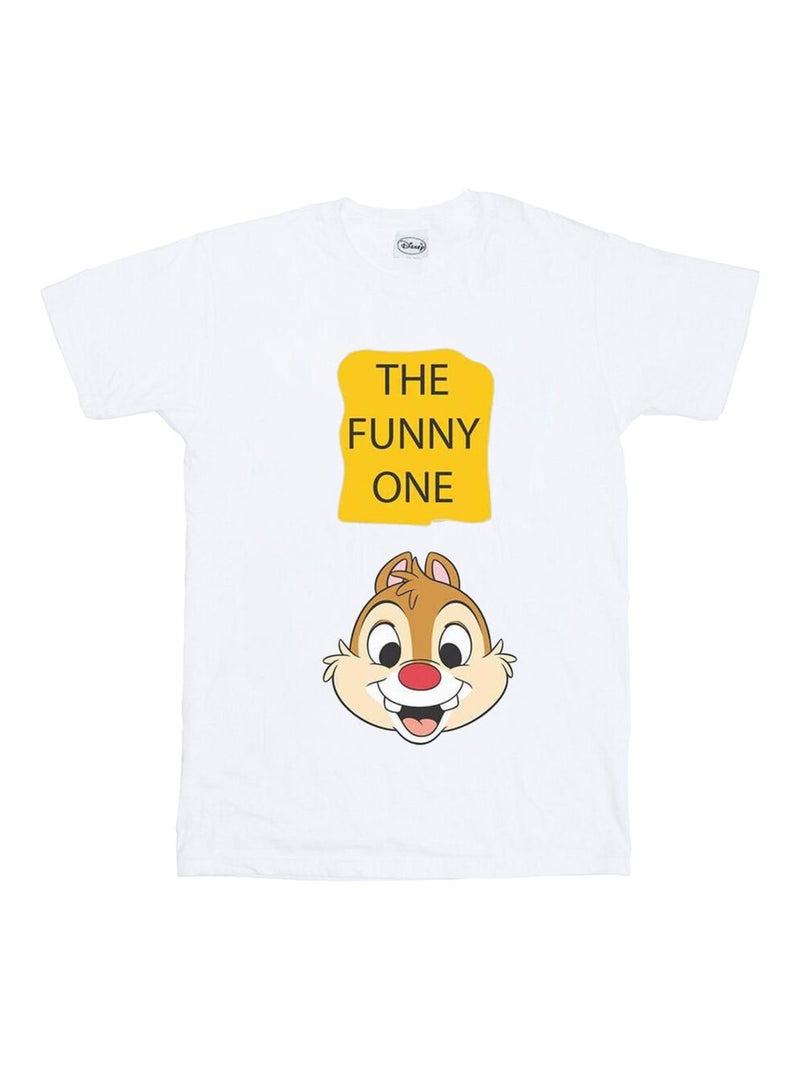 Disney - T-shirt CHIP N DALE THE FUNNY ONE Blanc - Kiabi