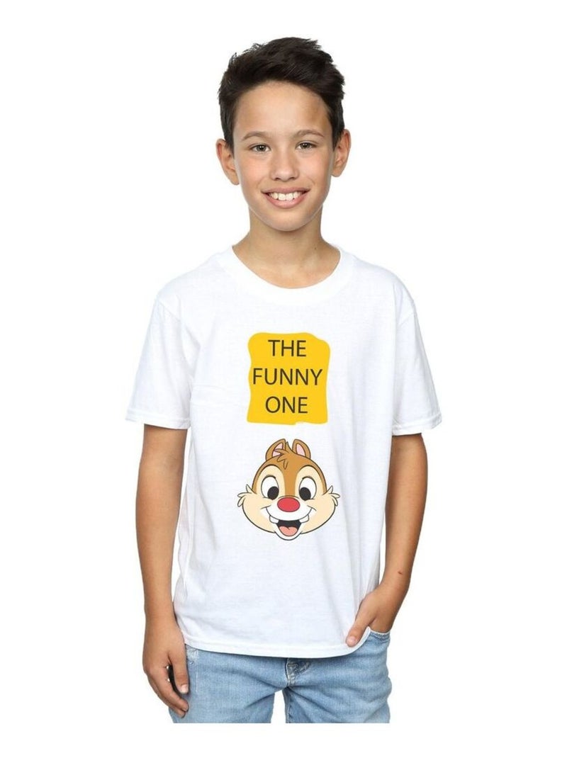 Disney - T-shirt CHIP N DALE THE FUNNY ONE Blanc - Kiabi
