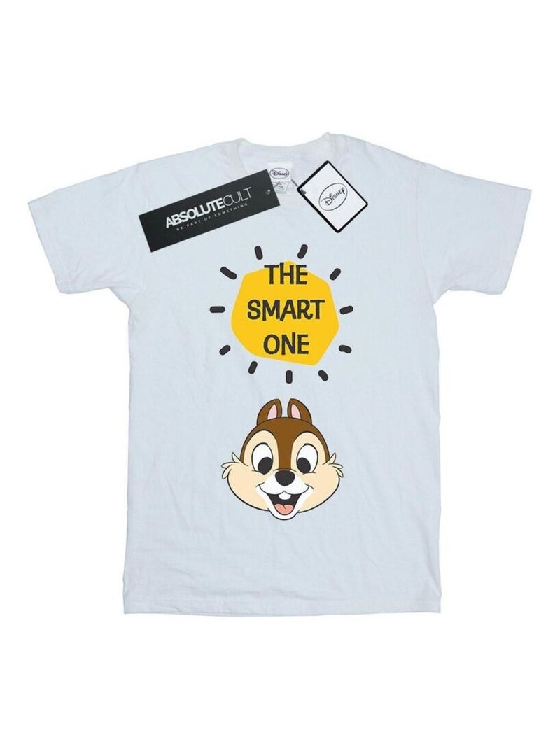 Disney - T-shirt CHIP N DALE THE SMART ONE Blanc - Kiabi