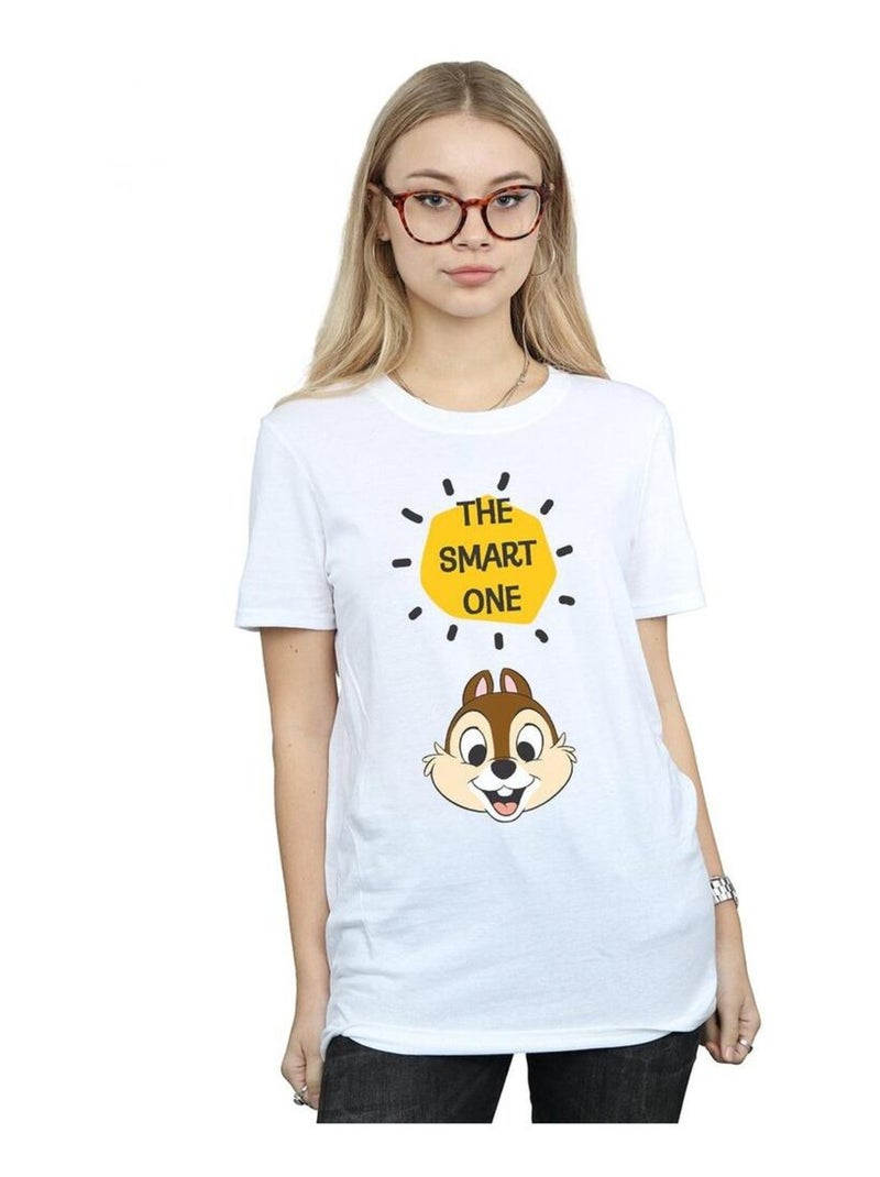 Disney - T-shirt CHIP N DALE THE SMART ONE Blanc - Kiabi