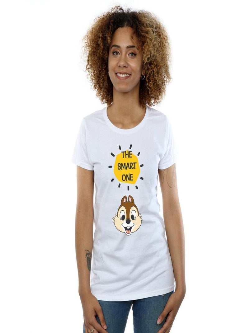 Disney - T-shirt CHIP N DALE THE SMART ONE Blanc - Kiabi