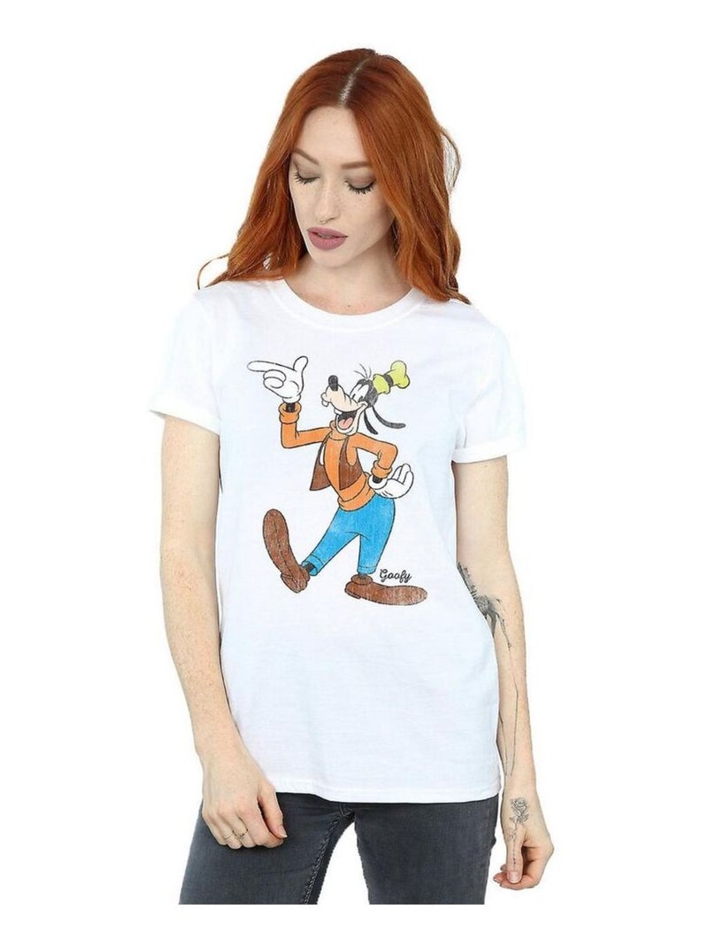 Disney - T-shirt CLASSIC (Dingo) Blanc - Kiabi