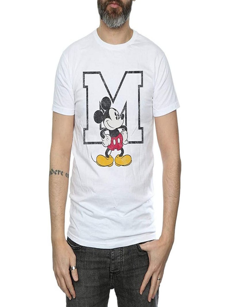 Disney - T-shirt CLASSIC M (Mickey Mouse) Blanc - Kiabi