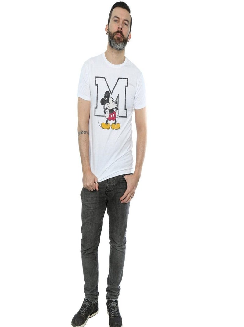 Disney - T-shirt CLASSIC M (Mickey Mouse) Blanc - Kiabi