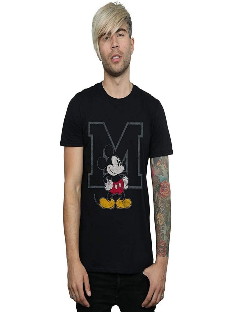 Disney - T-shirt CLASSIC M (Mickey Mouse) Noir - Kiabi