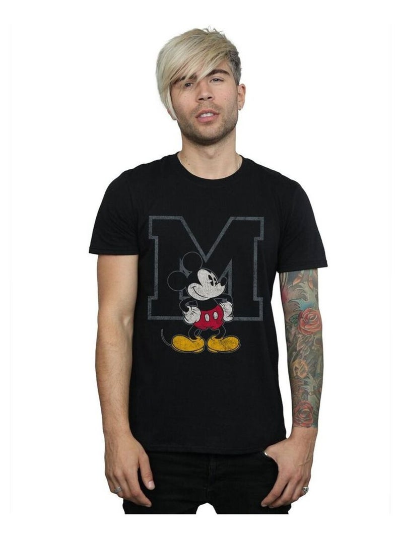 Disney - T-shirt CLASSIC M (Mickey Mouse) Noir - Kiabi