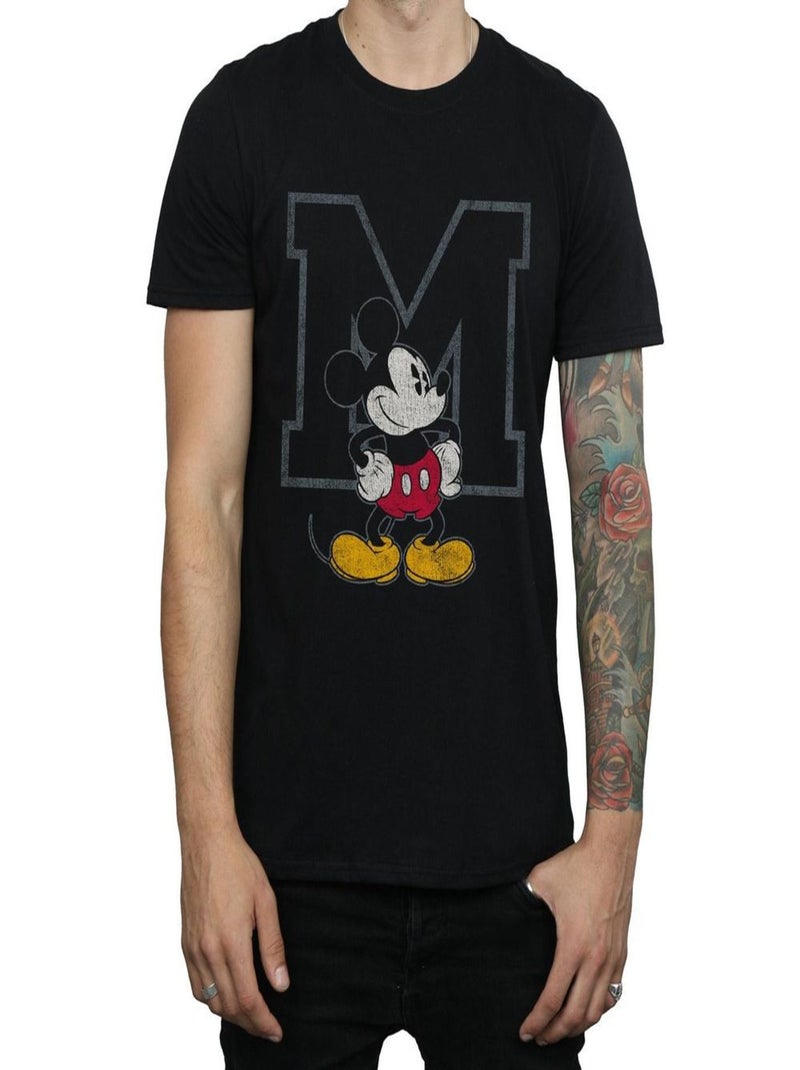 Disney - T-shirt CLASSIC M (Mickey Mouse) Noir - Kiabi