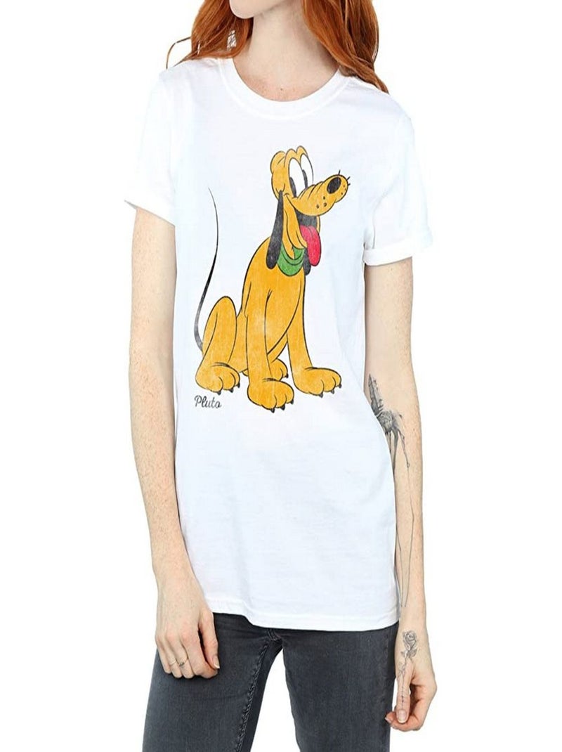 Disney - T-shirt CLASSIC (Pluto) Blanc - Kiabi