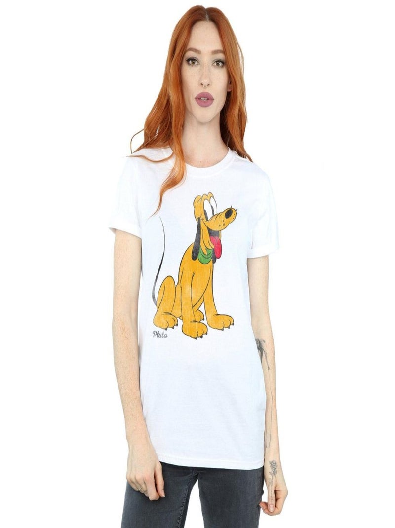 Disney - T-shirt CLASSIC (Pluto) Blanc - Kiabi