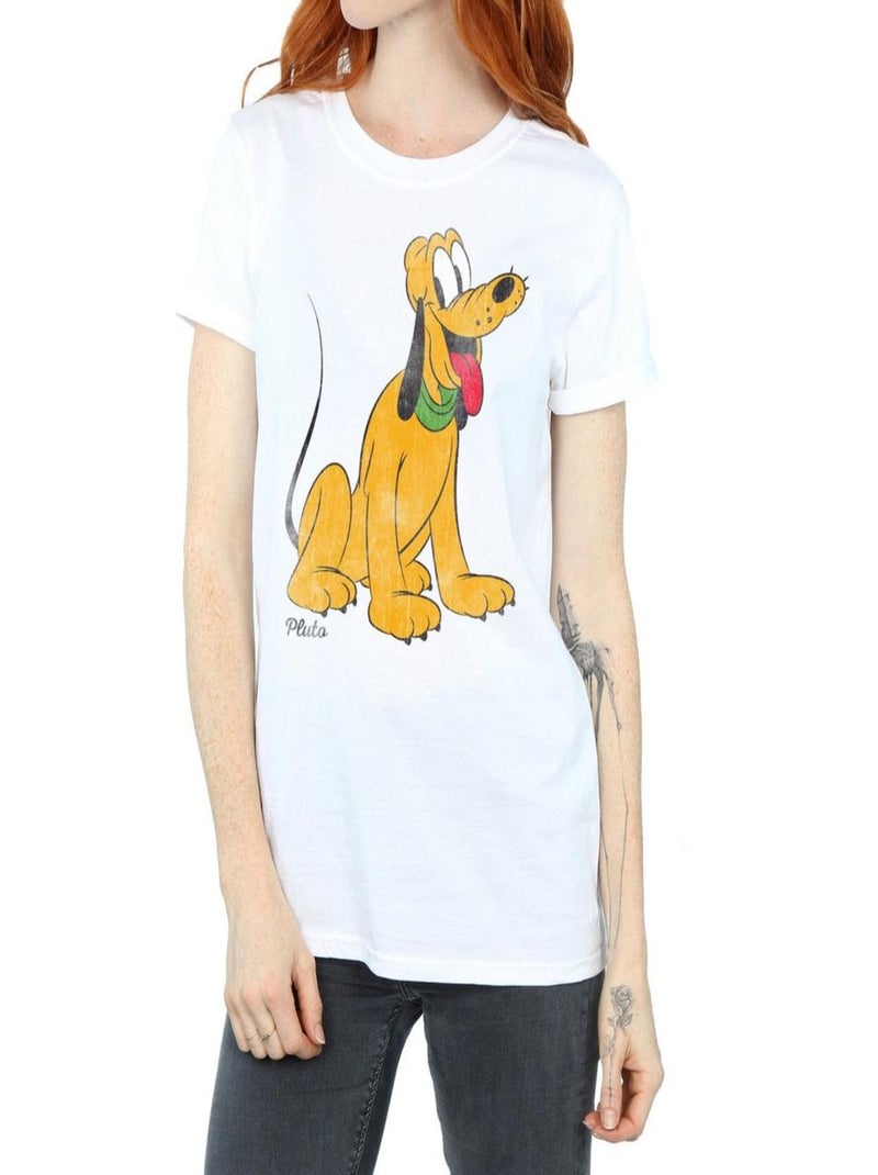 Disney - T-shirt CLASSIC (Pluto) Blanc - Kiabi
