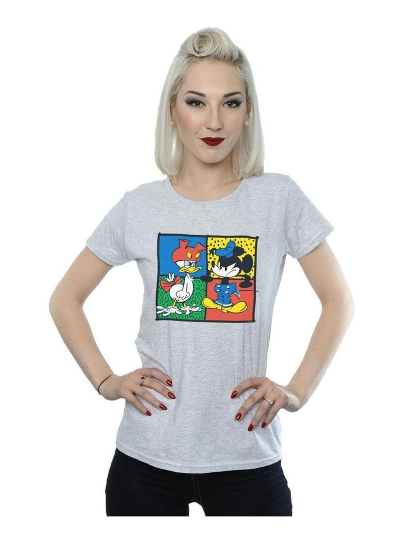 Disney - T-shirt CLOTHES SWAP Gris chiné - Kiabi