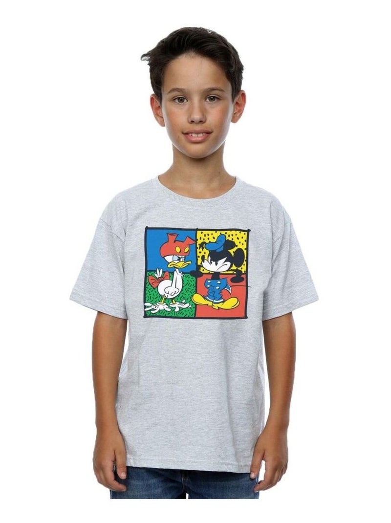 Disney - T-shirt CLOTHES SWAP Gris chiné - Kiabi