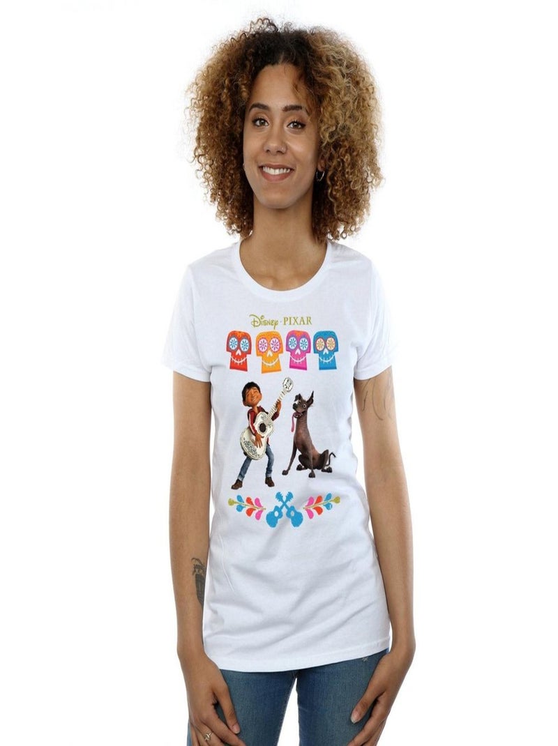 Disney - T-shirt COCO Blanc - Kiabi