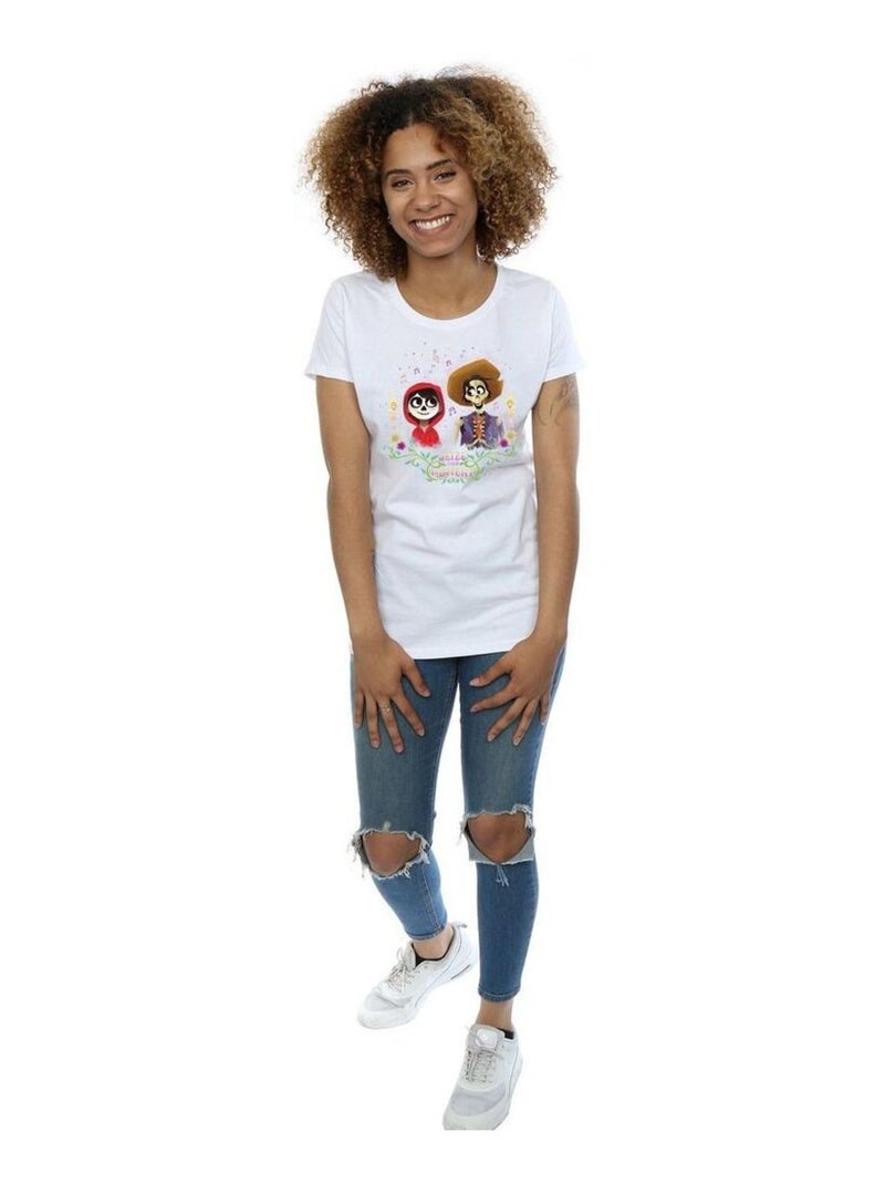 Disney - T-shirt COCO Blanc - Kiabi