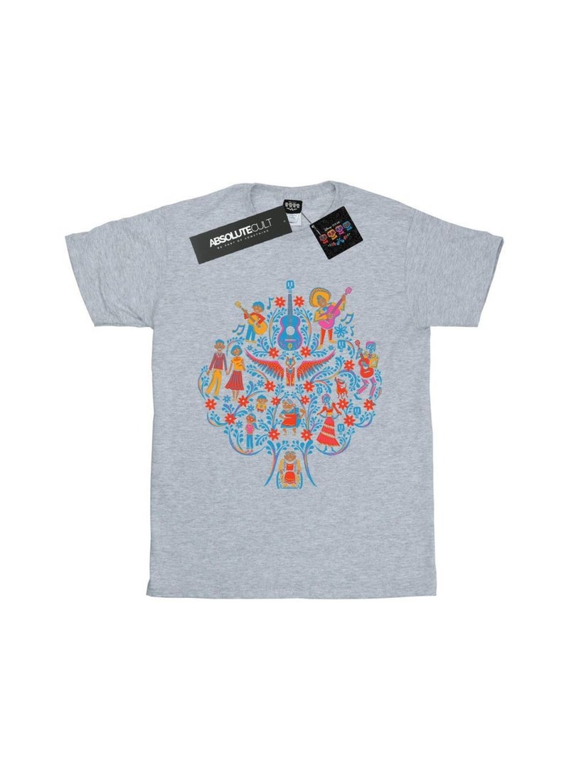 Disney - T-shirt COCO Gris chiné - Kiabi