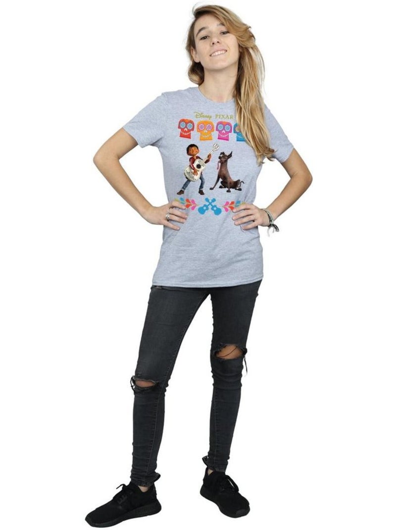 Disney - T-shirt COCO Gris chiné - Kiabi