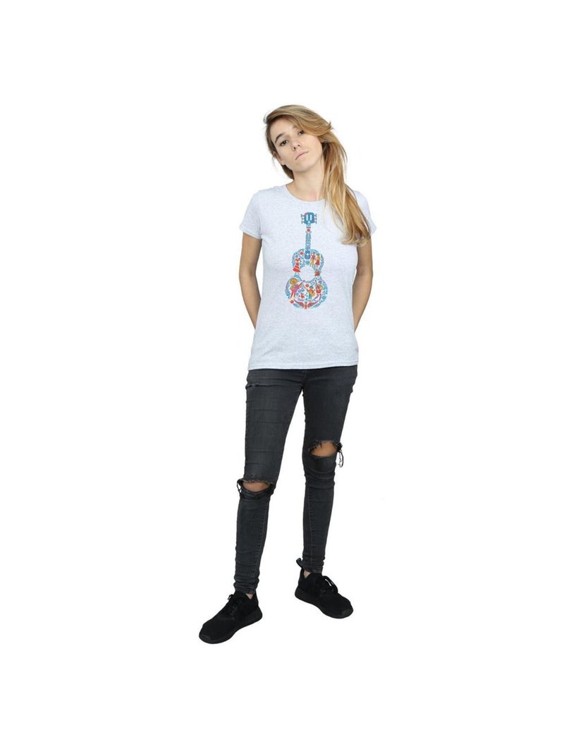 Disney - T-shirt COCO Gris chiné - Kiabi