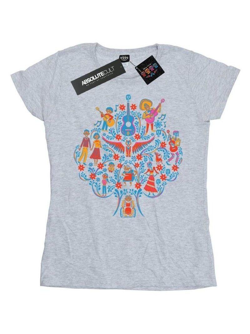 Disney - T-shirt COCO Gris chiné - Kiabi