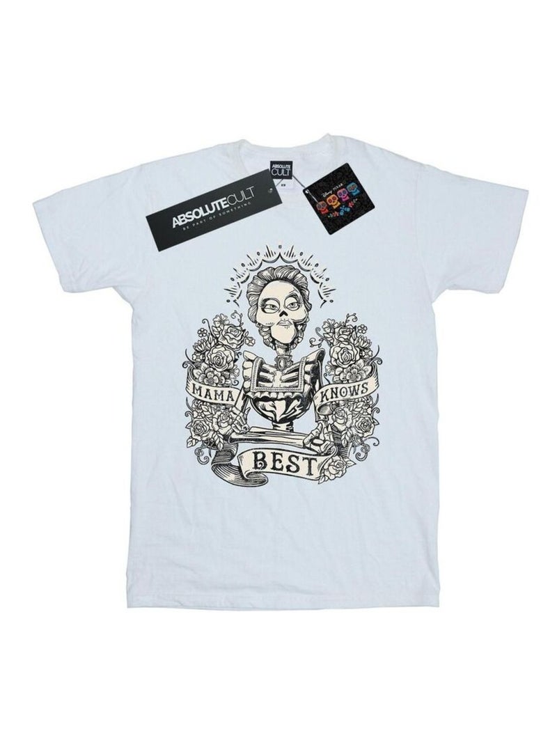Disney - T-shirt COCO MAMA KNOWS BEST Blanc - Kiabi