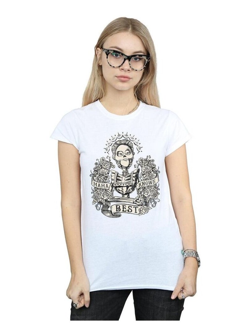 Disney - T-shirt COCO MAMA KNOWS BEST Blanc - Kiabi