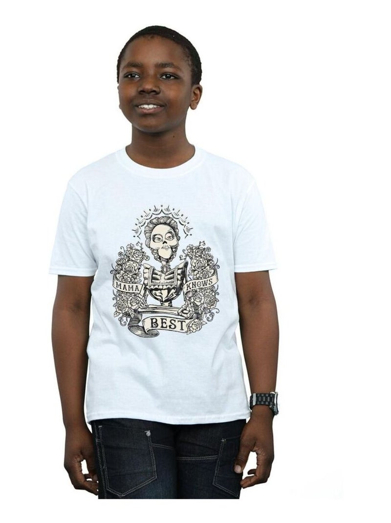 Disney - T-shirt COCO MAMA KNOWS BEST Blanc - Kiabi