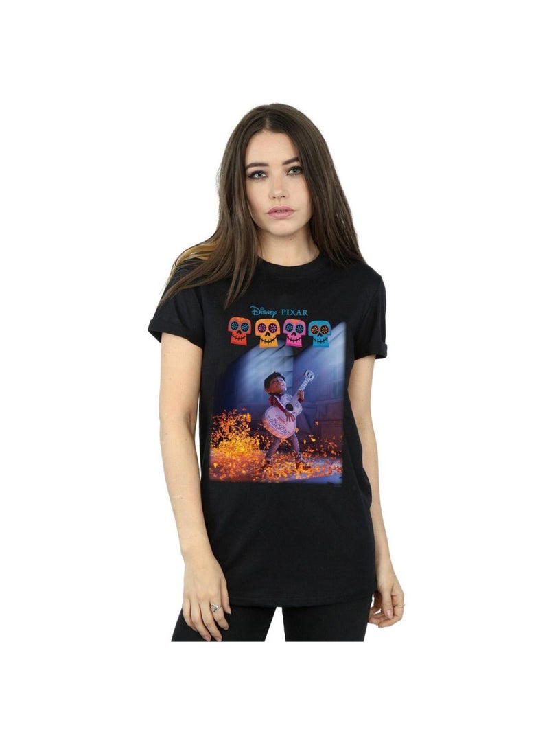 Disney - T-shirt COCO PLAYING GUITAR Noir - Kiabi