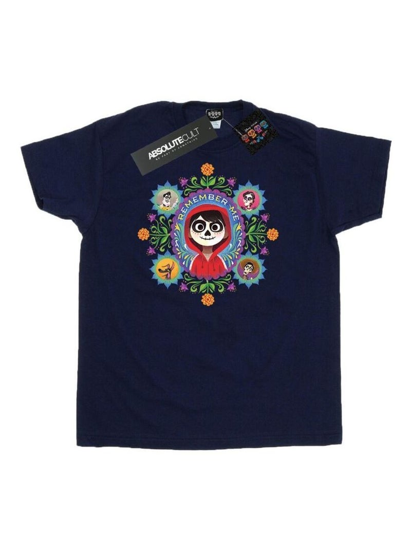 Disney - T-shirt COCO REMEMBER ME Bleu marine - Kiabi