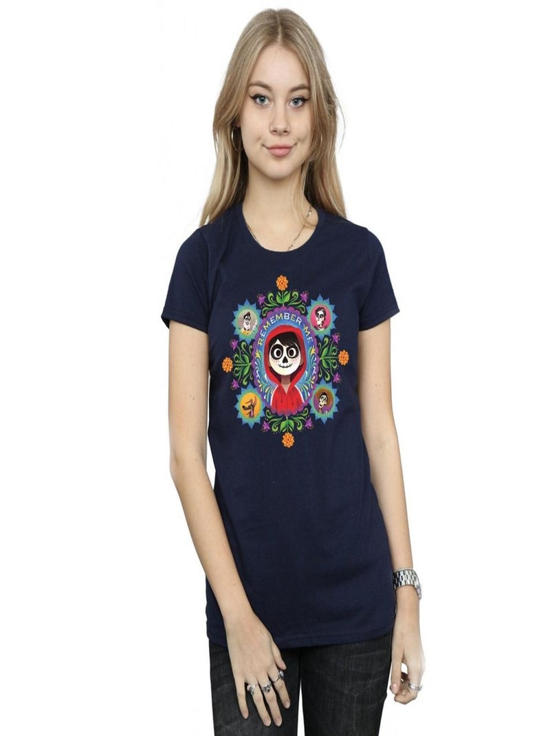 Disney - T-shirt COCO REMEMBER ME Bleu marine - Kiabi