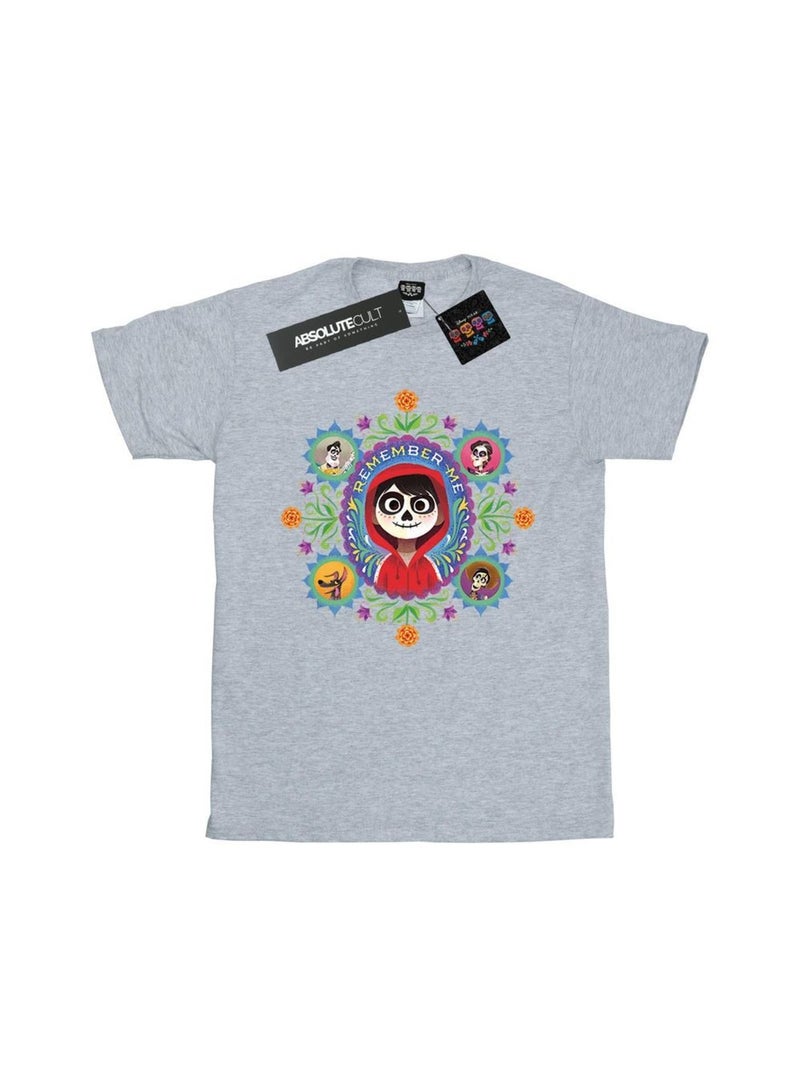 Disney - T-shirt COCO REMEMBER ME Gris chiné - Kiabi