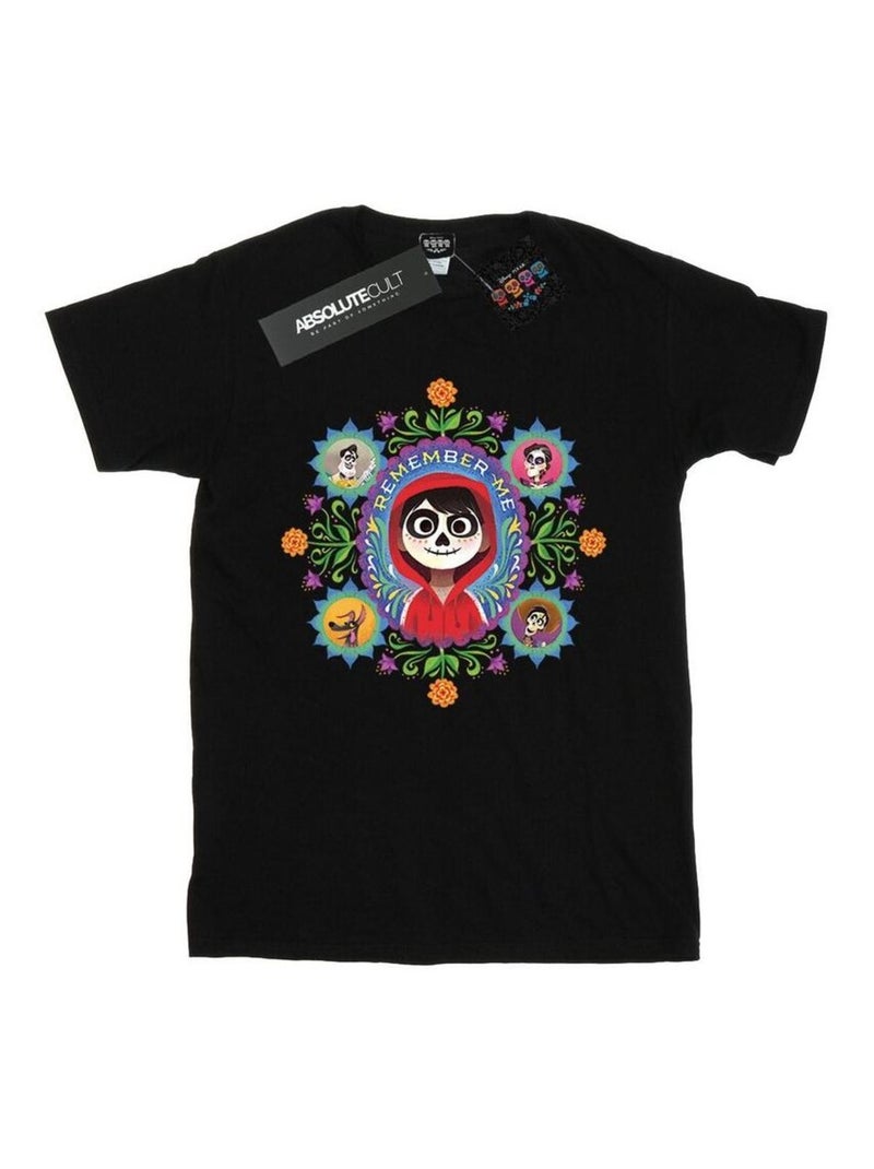 Disney - T-shirt COCO REMEMBER ME Noir - Kiabi