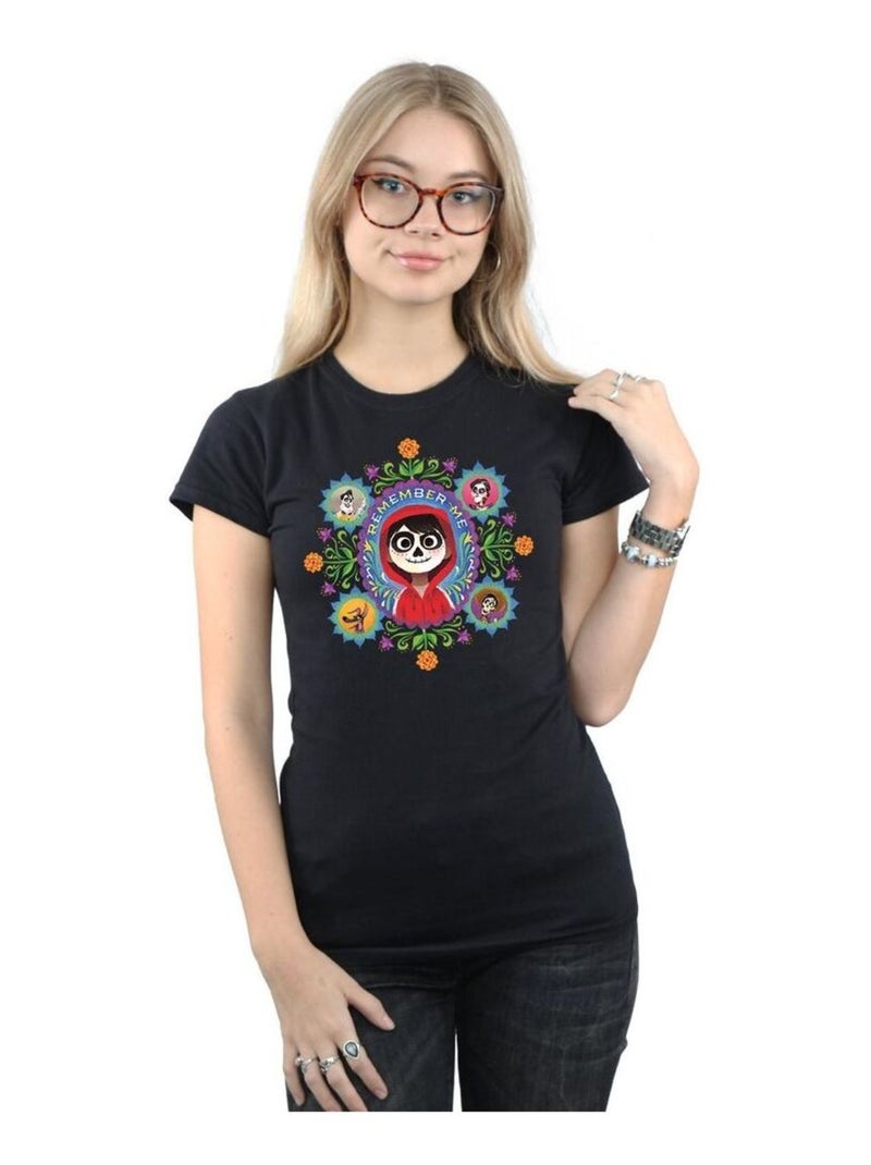 Disney - T-shirt COCO REMEMBER ME Noir - Kiabi