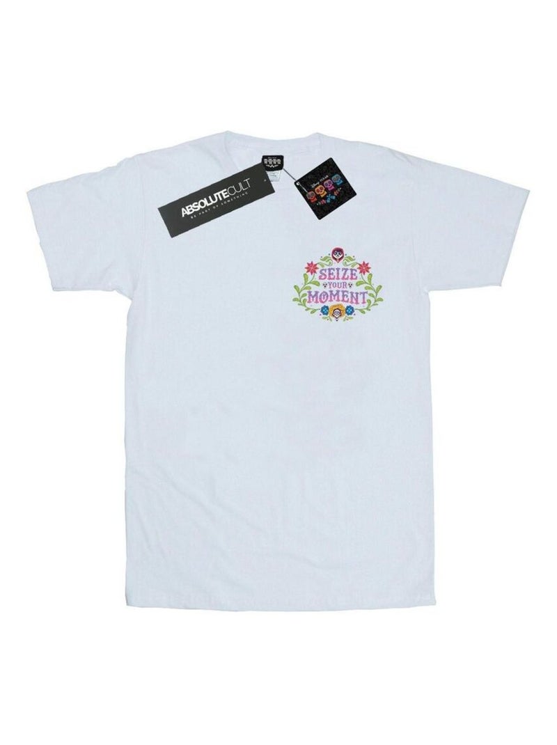 Disney - T-shirt COCO SEIZE YOUR MOMENT Blanc - Kiabi
